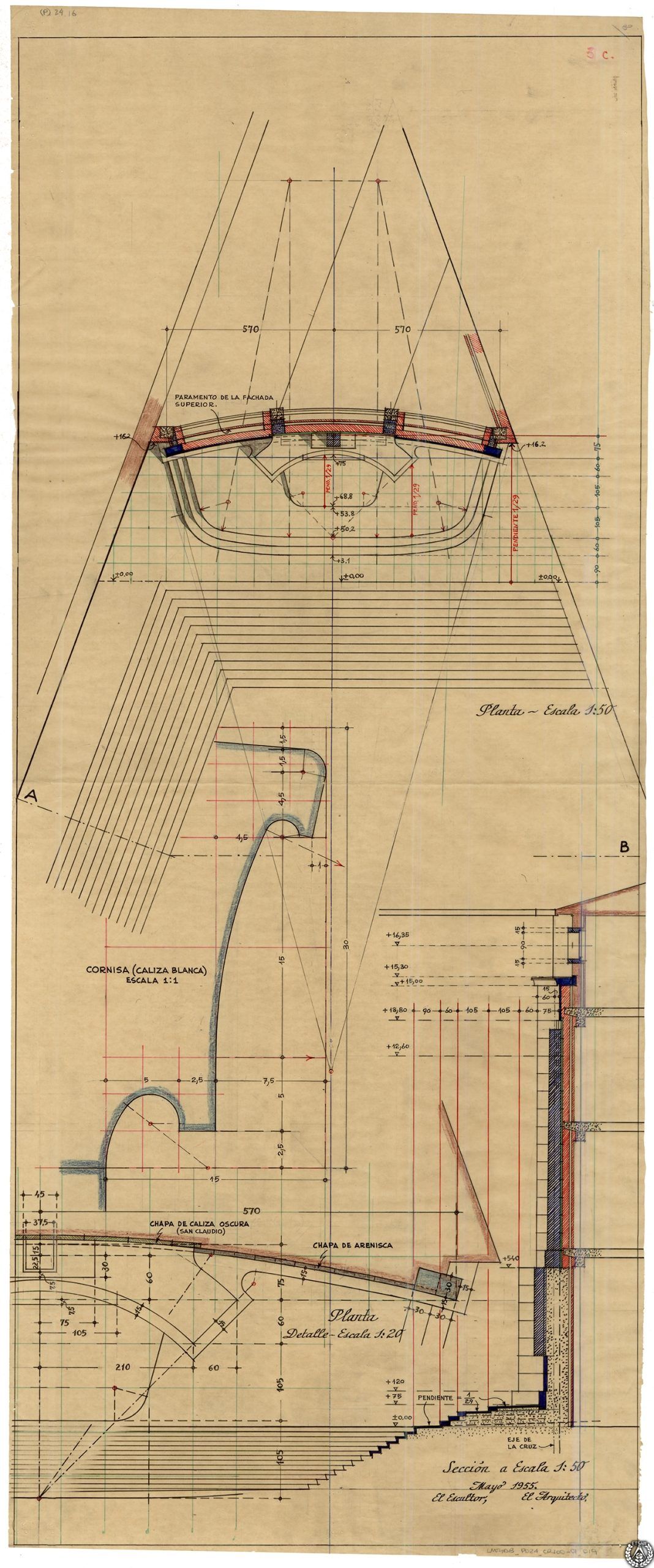 Boceto de Luís Moya
